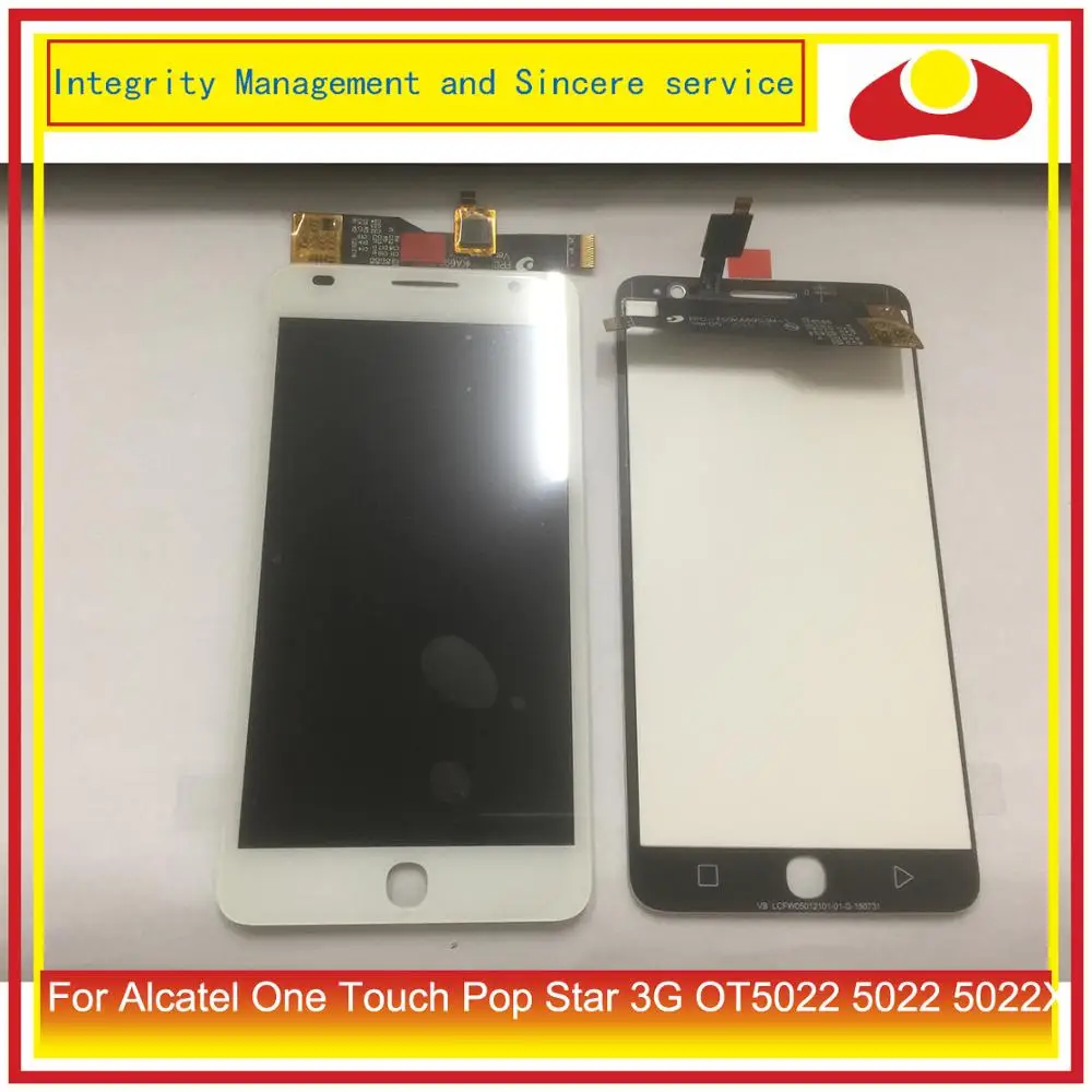 

4.5" For Alcatel One Touch Pop Star 3G OT5022 5022 5022X 5022D LCD Display With Touch Screen Digitizer Sensor Panel Complete