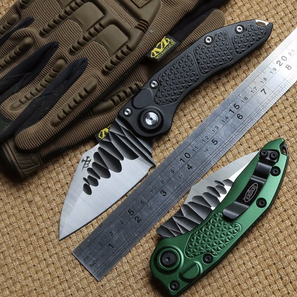 Складной нож DICORIA Stitch D2 blade 6061-T6 с алюминиевой ручкой для кемпинга охоты карманные