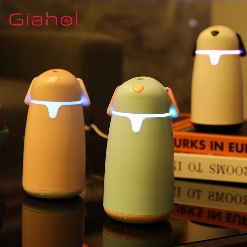 

Air Humidifier Aroma Diffuser LED Night Light Essential Cute Dog shape Mist Maker For Office Car Home Aromatherapy Humidifer
