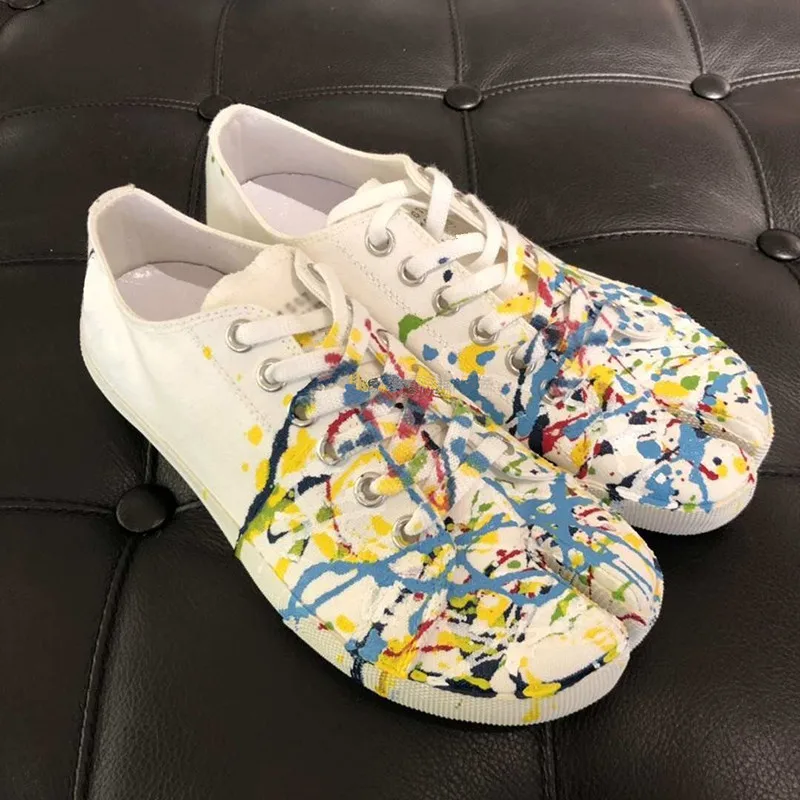 Pic Lona Primavera Encaje Y As Pic Caliente Deporte Mujer Tabi De Zapatos Pisos Otoño Graffiti 2019 as Zapatillas Casuales Ins T8qRfR