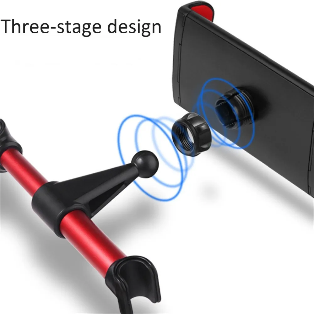 Универсальный держатель 3 цветов, вращение на 360 градусов, регулируемая подставка на заднее сиденье, автомобильная задняя подушка для мобильного телефона, iPad, планшета, высокое качество