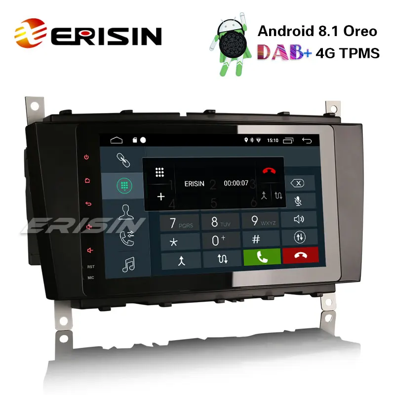 Cheap Erisin ES2883C 8" New Android 8.1 Car Radio DAB+ 4G Wifi GPS DVR System for Benz CLK Class W209 W203 1
