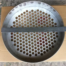 30 см* 6 см сито из нержавеющей стали для черники(размер пор: 12 мм/15 мм/18 мм)-1 шт./лот