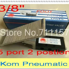 1 шт. 5 Путь 2 Позиция Пневматический стопы Управление Клапаны Air педаль Клапан 3/8 дюйма 3/" bsp st-403 ручного действия
