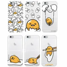 Cute Funny Gudetama Cartoon Character Egg Pattern Lasy boys Soft Clear Phone Case For iPhone 7Plus 7 6plus 6 S 5 S 4 S SE