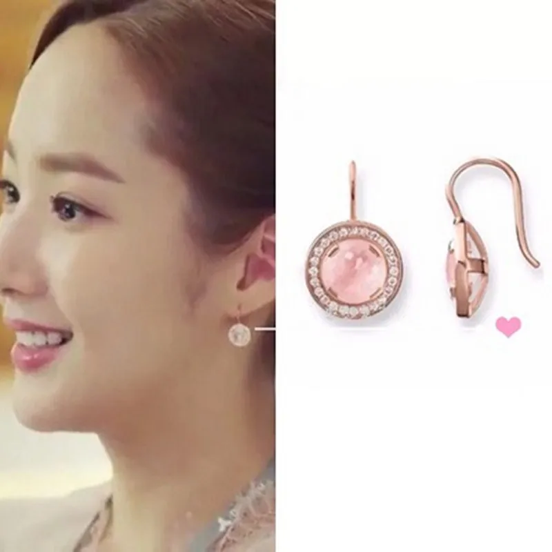 

2018 Fashion Popular Irregular Exquisite Secretary Kim Same Style 925 Sterling Silver Drop Earrings For Women Fine Jewelry Gift