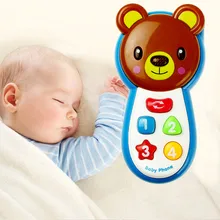 Забавные детские игрушки со звуком и светом, игрушка в подарок для детей, игрушка с компьютерным управлением, музыкальный звук, мобильный, раннее образование, музыкальный телефон, игрушка 25-30