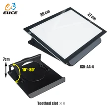 A4 размер высокого качества Универсальный Регулируемый пластиковый защитный подставка держатель+ A4 ультра тонкий светодиодный освещение Тактильные следов свет pad