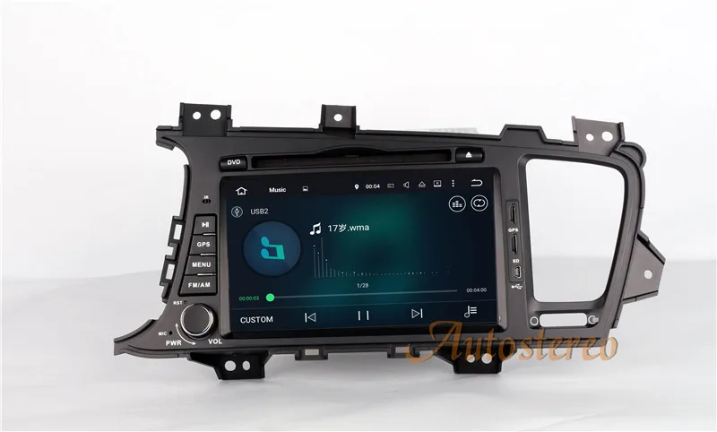 Sale 8 inch Android6.0 7.1 Car GPS Navigation car DVD Player For KIA Optima KIA K5 2010-2013 car stereo unit auto multimedia Satnav 24