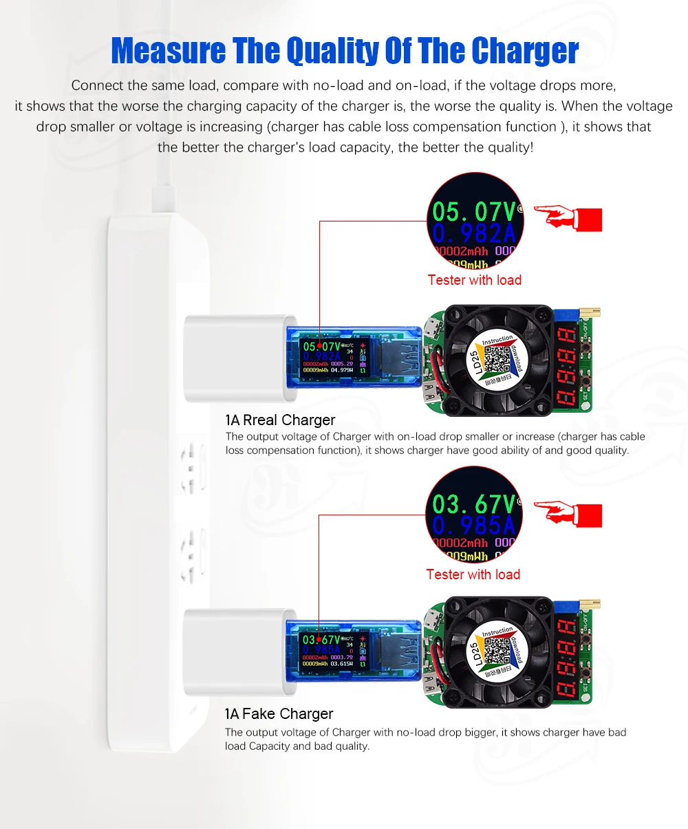 AT34 USB 3.0 Color LCD USB Tester Multimeter Battery Charge Power Bank Voltmeter Ammeter Voltage Current Meter 40%Off