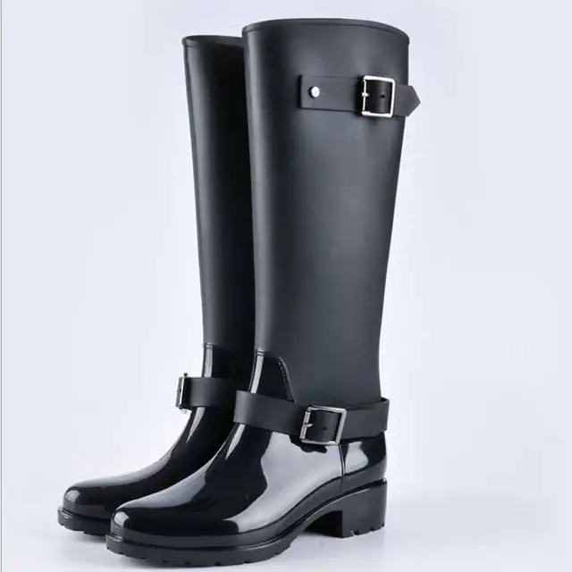 rubber tall boots