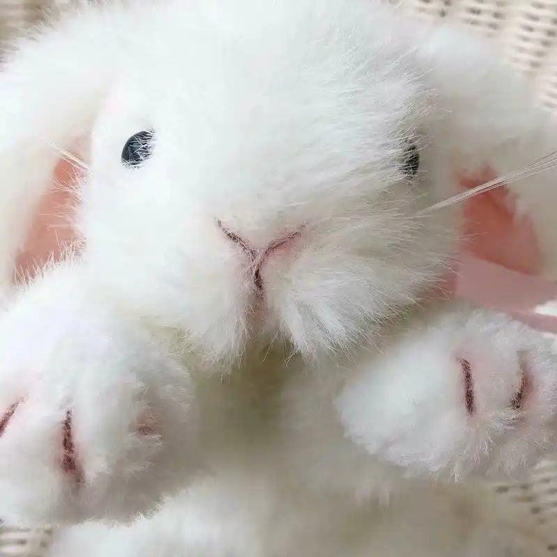 Peluche lapin réaliste Outlet
