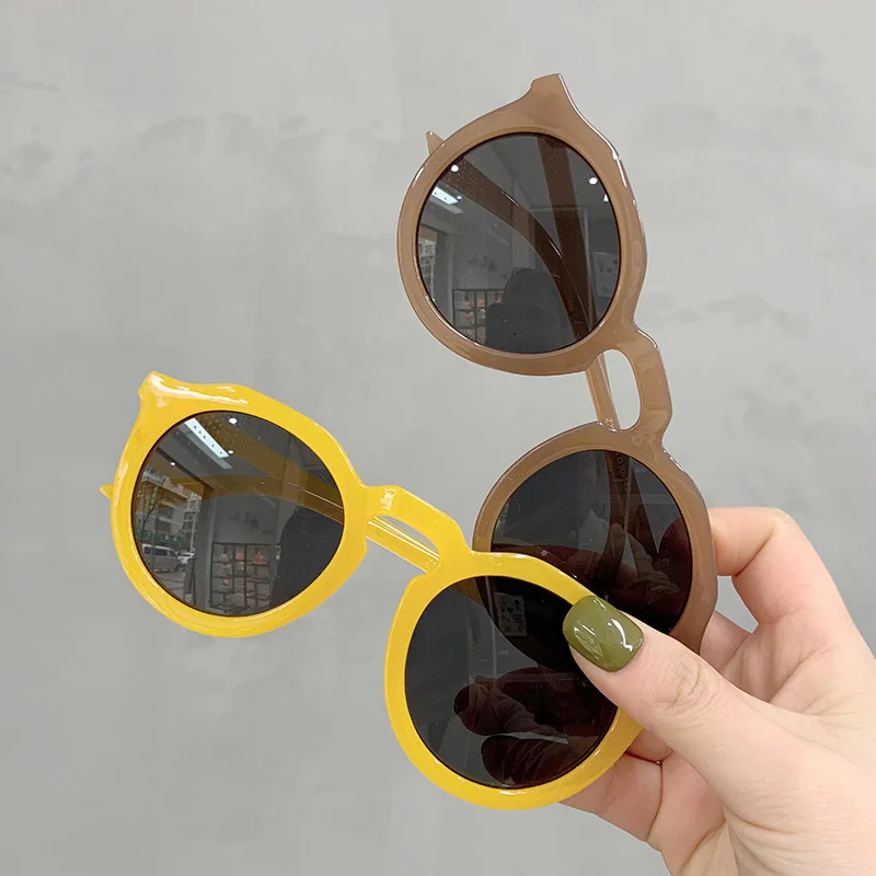 VWKTUUN, круглые солнцезащитные очки для женщин, модные, желеобразные, цвет, для женщин, леди, роскошные оттенки, UV400, винтажные очки, спортивные очки для вождения