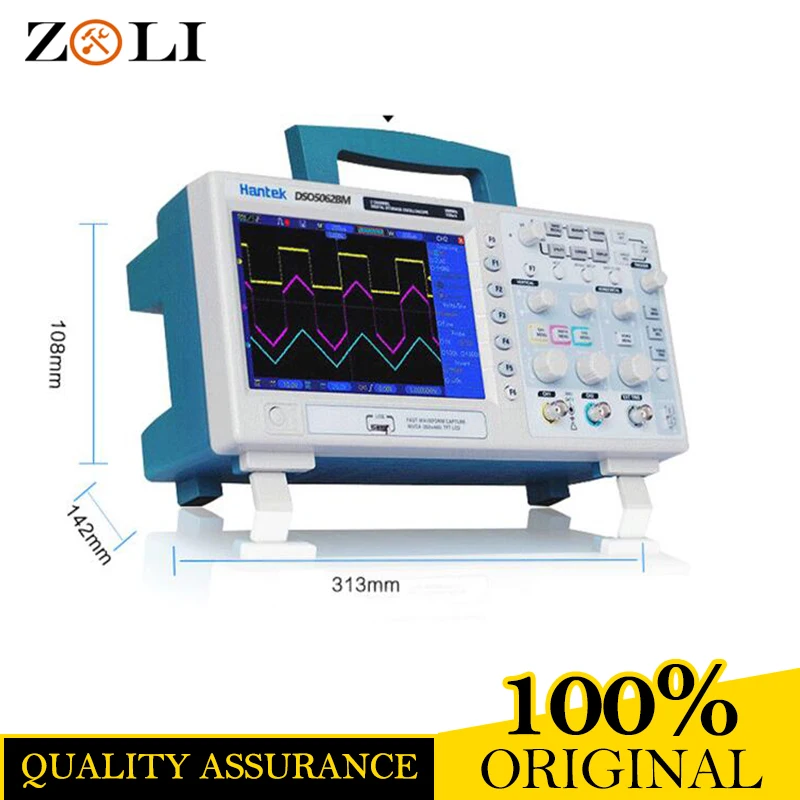 

Hantek DSO5202BM Digital Storage Oscilloscope 2channels DSO 5202BM Multiple automatic measurements Hantek-DSO5202BM
