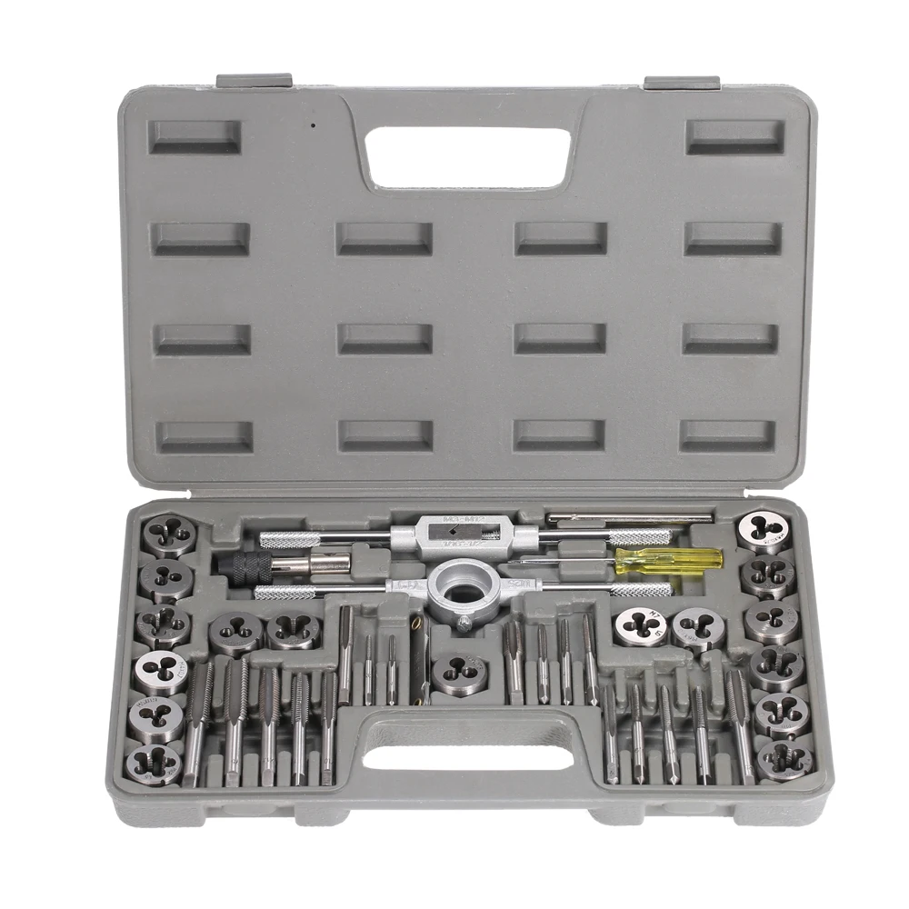 High Quality Professional Steel Tap Dies Set Gauge Wrench Threading 40