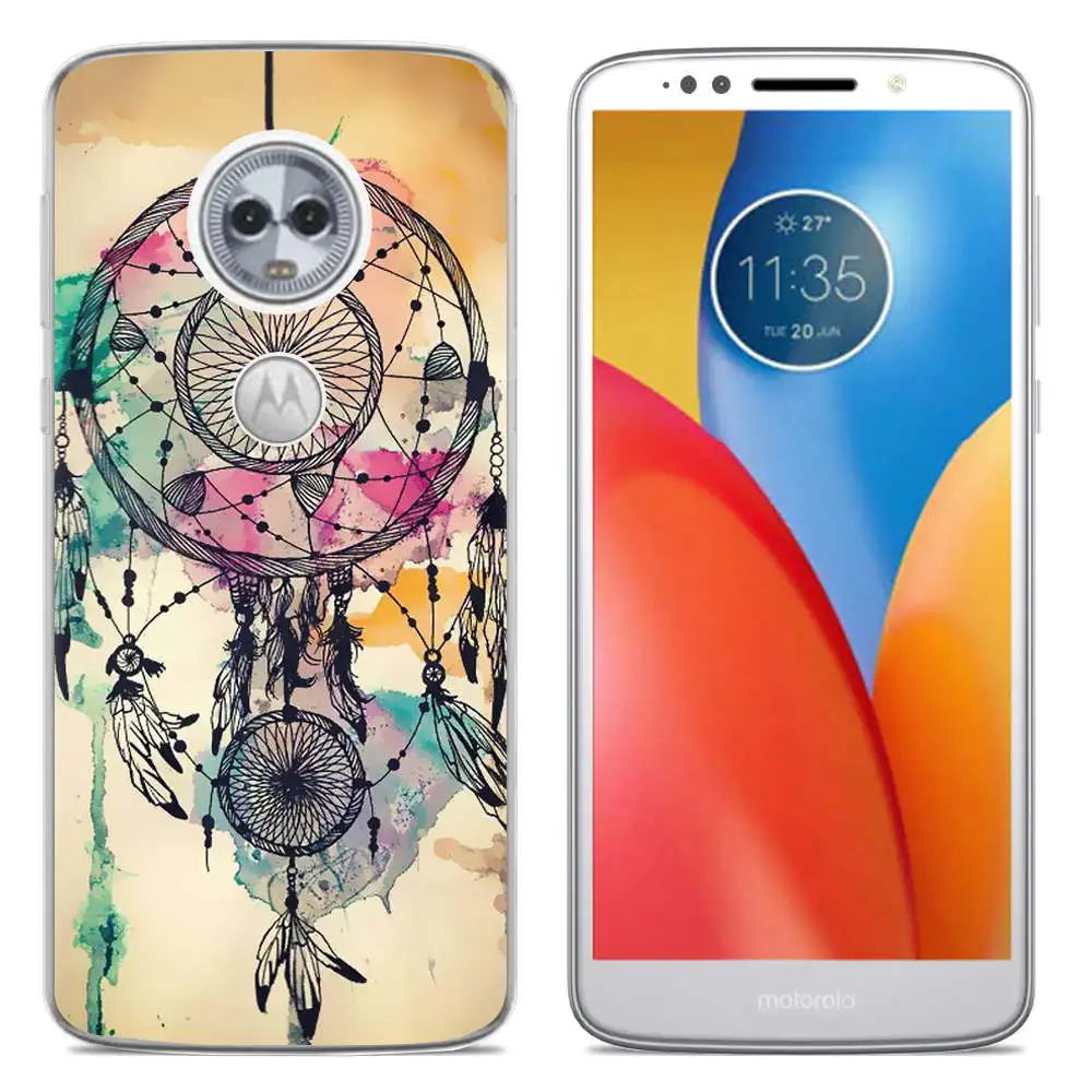 Чехол для телефона для Moto E5(G6 Play)/Moto E5 Play/MOTO E5 Plus модный дизайнерский мягкий чехол из ТПУ с художественным рисунком силиконовый чехол - Цвет: 18