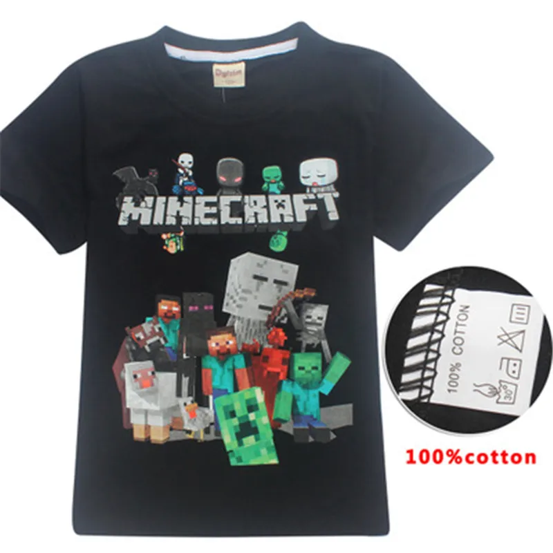 2019 Summer 3D Print Tees Tops Clothes Children Tshirt Clothing For Baby Cotton T Shirt Kids Hot Game Dab T-shirt Costume Boys