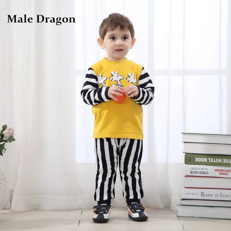 

baby tracksuit brand two-piece newborn infant costumes kids cotton boy long sleeve cartoon pullover store clothing set