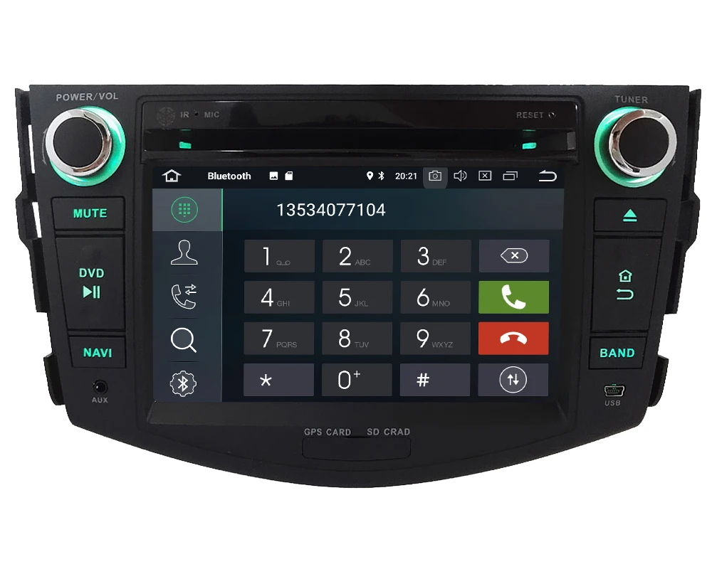 Cheap 7" Octa Core 4G Android 8.1 4GB RAM 64GB ROM RDS FM Car DVD Multimedia Player Radio Stereo GPS Glonass For Toyota RAV4 2006-2012 1