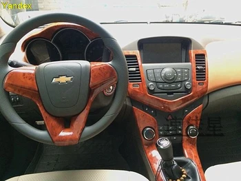 

Yandex carbon fiber style peach wood interior car modified carbon fiber modified interior personality for CRUZE 2009-2012