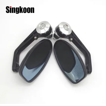

7/8'' Motorcycle Accessories Mirror Scooter Motorbike Rearview bar End Mirrors FOR honda africa twin 600 bandit honda vfr 750