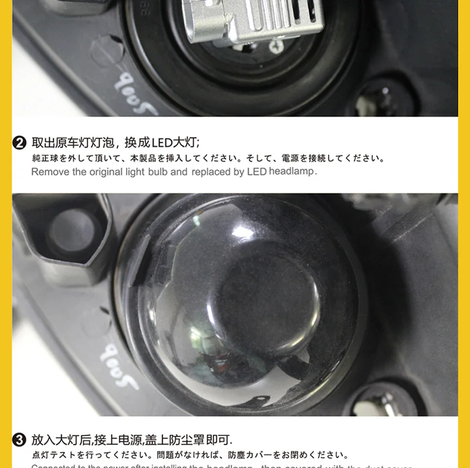 LED Car Lights H1 H4 H7 H11 9005 9006 Auto Headlamp Bulbs 12V 24V Cars Headlights 80W CREE LED Chips 6000K White Lamp (20)