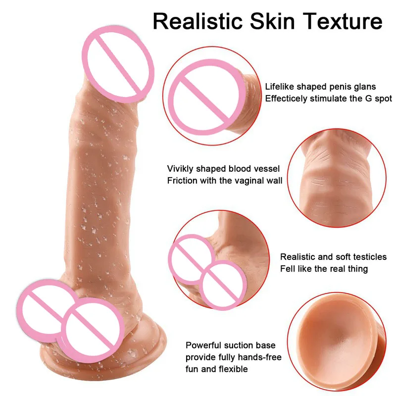 Super Soft Dildos Realistic Big Thick Dildo Suction Cup Dildo Huge Dick Realistic Penis Sex Toys Dildos For Women Sex Shop
