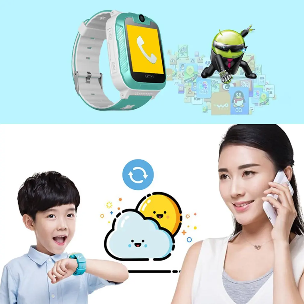 

Christmas Gift 3g Children's Smart Watch Color Screen Touch-screen Learning And Learning Watch Gps Phone Watch