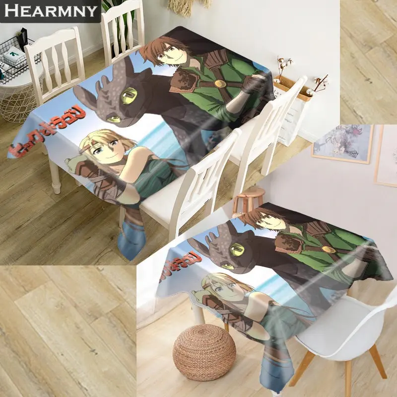 New Arrival Custom How To Train Your Dragon Tablecloth Kitchen