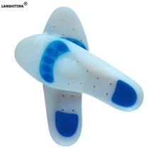 Силиконовые гелевые стельки ортопедические стельки Плоскостопие ортопедические арочные стельки подошвенный фасциит обувь коврик обувь аксессуары вставки