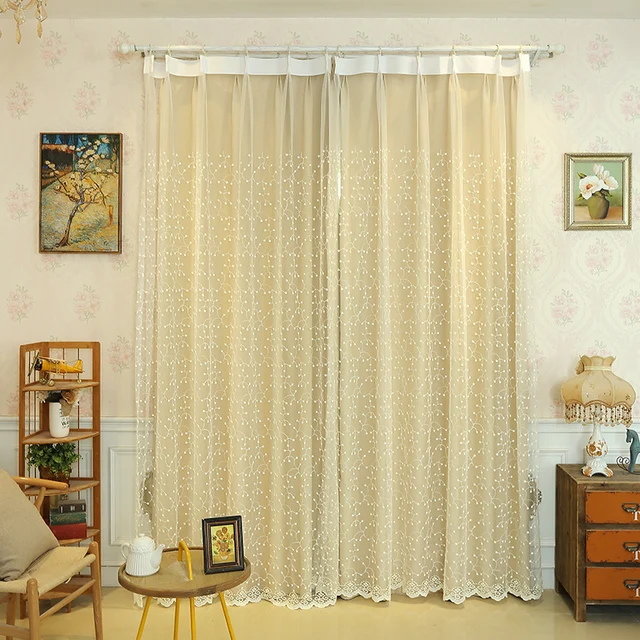Beige Tulle Curtains For Living Room Translucent Bedroom Kitchen Beige Tulle Curtains For Living Room Translucent Bedroom Kitchen Roma Ceiling Window Screens Custom Made
