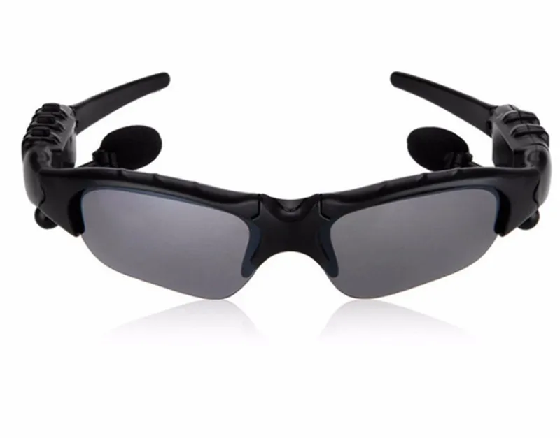 Солнцезащитные очки Bluetooth гарнитура наружные очки наушники музыка с mi c стерео беспроводные наушники для iPhone samsung xiaomi mi 4 5 - Цвет: just Glass