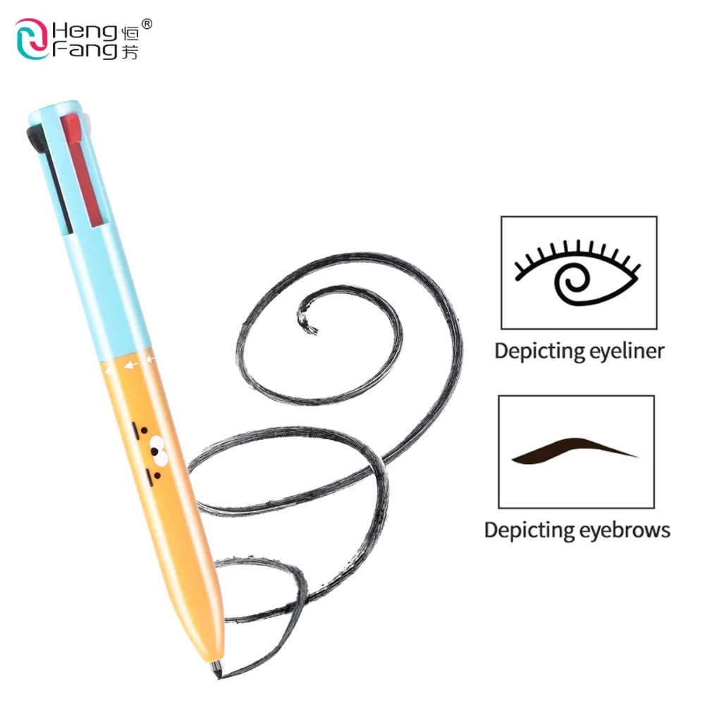 HengFang Brand 4 in1Eye makeup pen Eyebrow Eyeliner Lip Liner Makeup Tools | Красота и здоровье