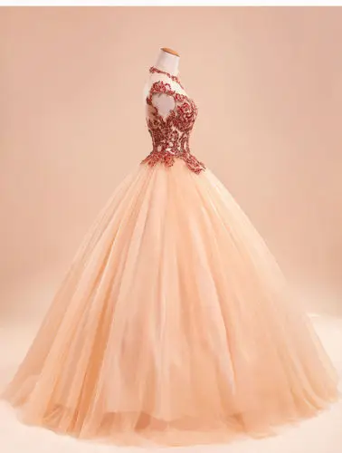 Sweet 16 Dresses Quinceanera Dresses Debutante Gown Vestido 15 Anos Emma Watson Beading Applique Organza Luxury