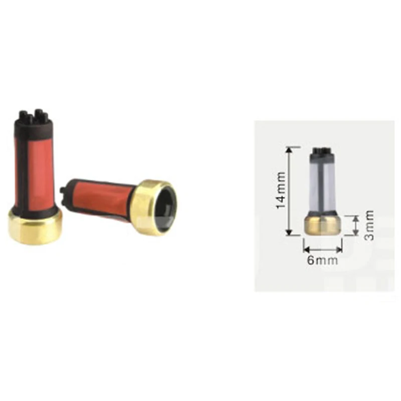 

Free shipping size 6*3*14 mm free shipping high quality Fuel Injector Filter For Fuel Injector Repair Kits TS1008B