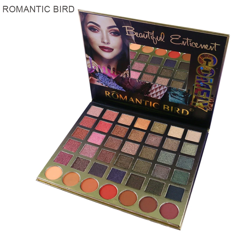 

Romantic Bird 42color Beauty Glazed Makeup Eyeshadow Pallete makeup brushes Palette Make up Palette Shimmer Pigmented Eye Shadow