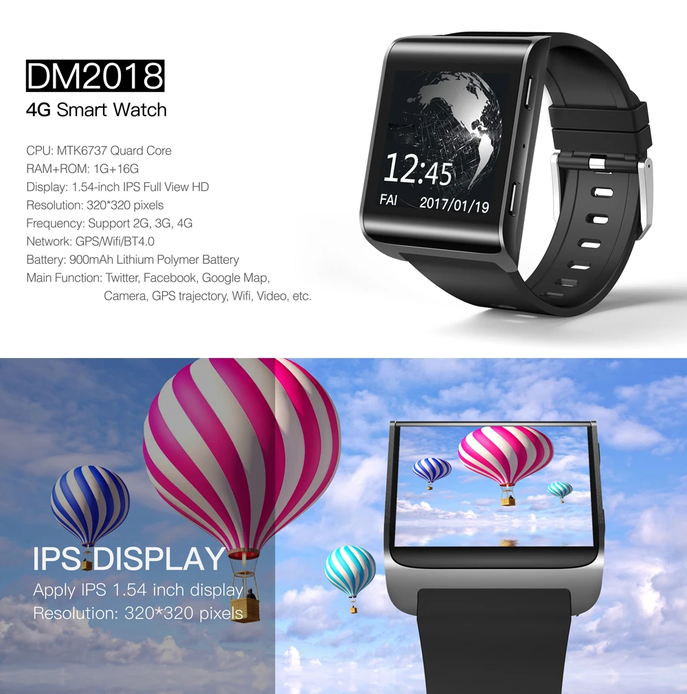 dm2018 4g smartwatch phone