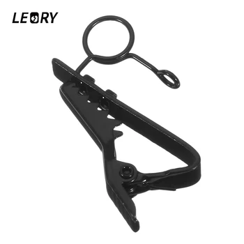 

LEORY Wholesale 5pcs Microphone Lapel Lavalier Clip For Universal Mini Lapel Mic For Tie Clip Microphone Replacement Cable Clip