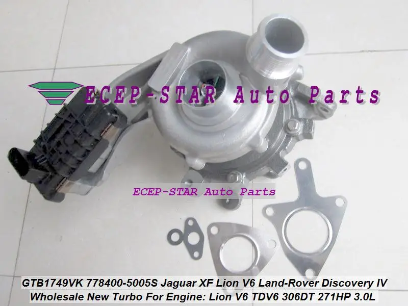 With Actuator GTB1749VK 778400-5005S 778400 LR029915 LR013202 For Jaguar XF 3.0D Lion V6 For Land-Rover Discovery IV TDV6 306DT