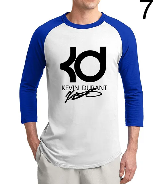 For Fans Kevin Durant KD USA 2017 new summer three quarter sleeve men t