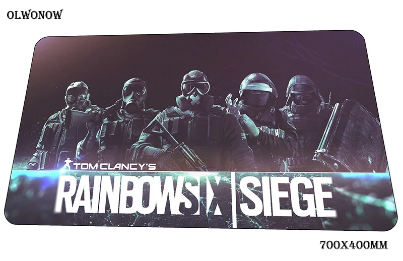 Rainbow six siege коврик для мыши 700x400x3 мм игровой коврик для мыши большой геймерский коврик популярный компьютерный стол padmouse клавиатура большие игровые коврики