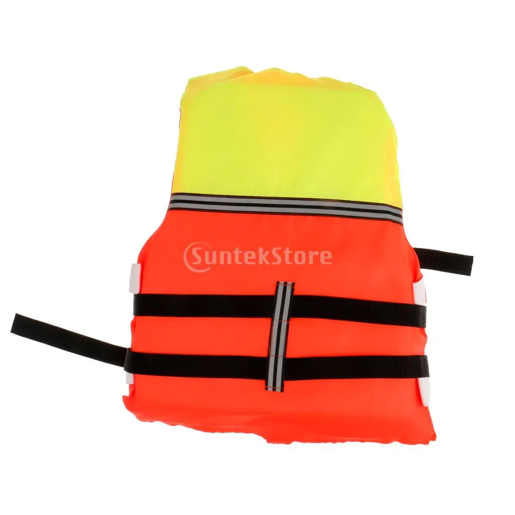 Двухцветные универсальные спасательные куртки для взрослых, один размер спасательный жилет рыболовный жилет