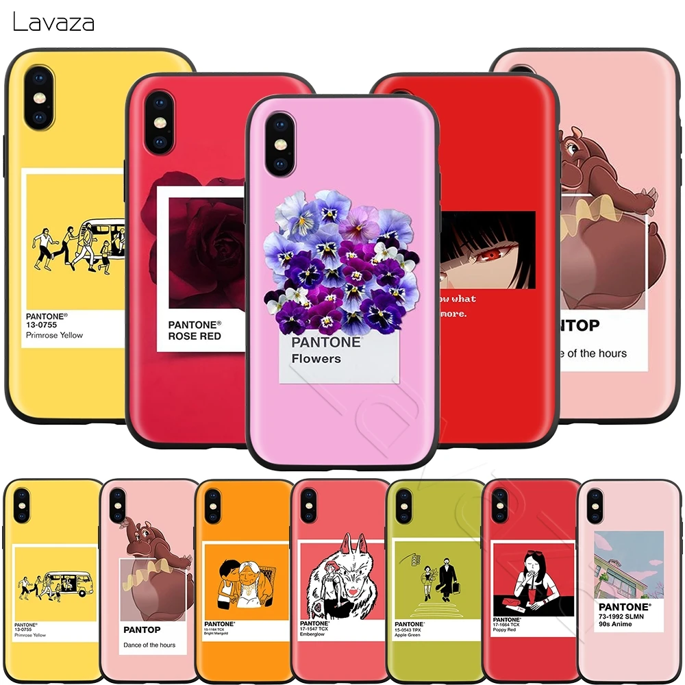 

Lavaza PANTONE 90s Anime Case for iPhone 11 Pro XS Max XR X 8 7 6 6S Plus 5 5s se