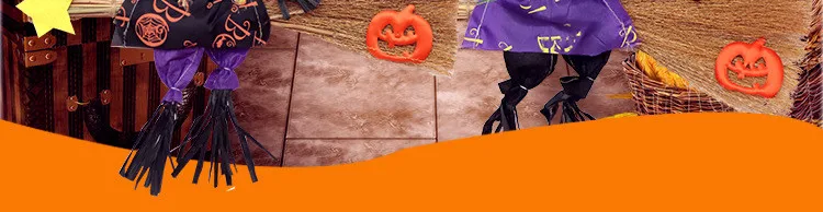 Случайный цвет Хэллоуин пугало висячая метла девушка ведьма бар украшение день рождения фестиваль Атмосфера симпатичный реквизит A8A24