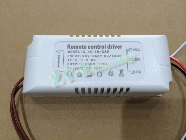 Купить светодиодный драйвер для с пультом. Intelligent led Driver 60+60w 2.4g. Led контроллер AC 85-265v. General светодиодный драйвер 48 ватт*2. Led Driver LK-ir 40-60 w 2.