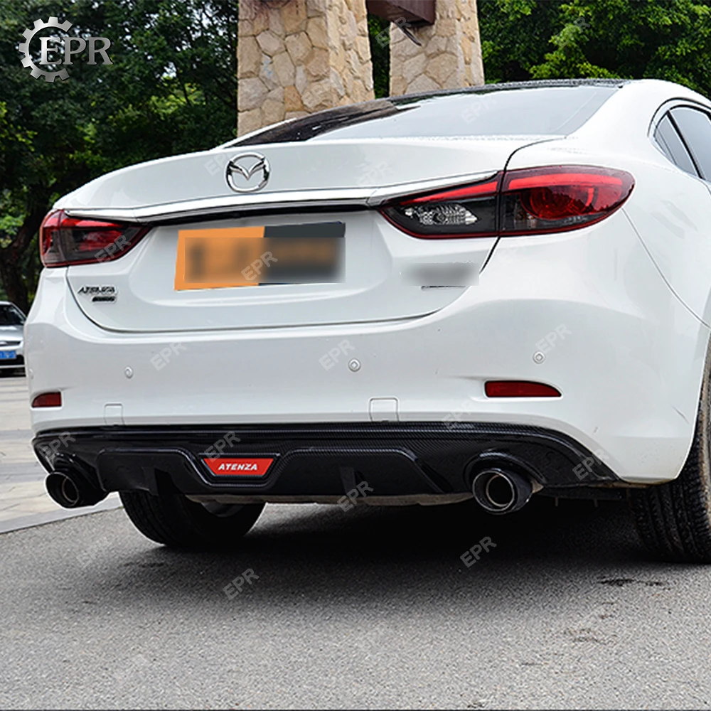 Задняя губа из углеродного волокна (5 Dr) для Mazda 3 Axela BM 2017 HT Style Комплект деталей