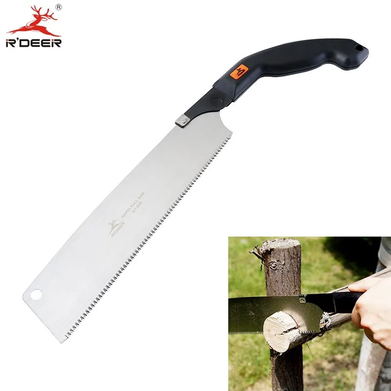 Пила Hacksaw 440 мм 65 # японская пила из марганцевой стали быстрая Тяговая сменная