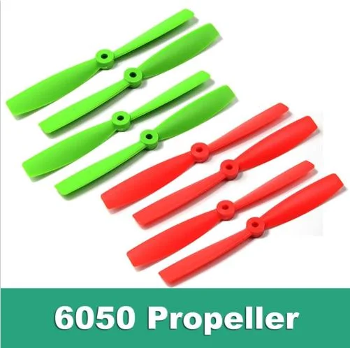 8pcs 6050 Propeller CW CCW red and green color for Mini QAV250 Robocat 270 TL250 TL280 Quadcopter | Игрушки и хобби