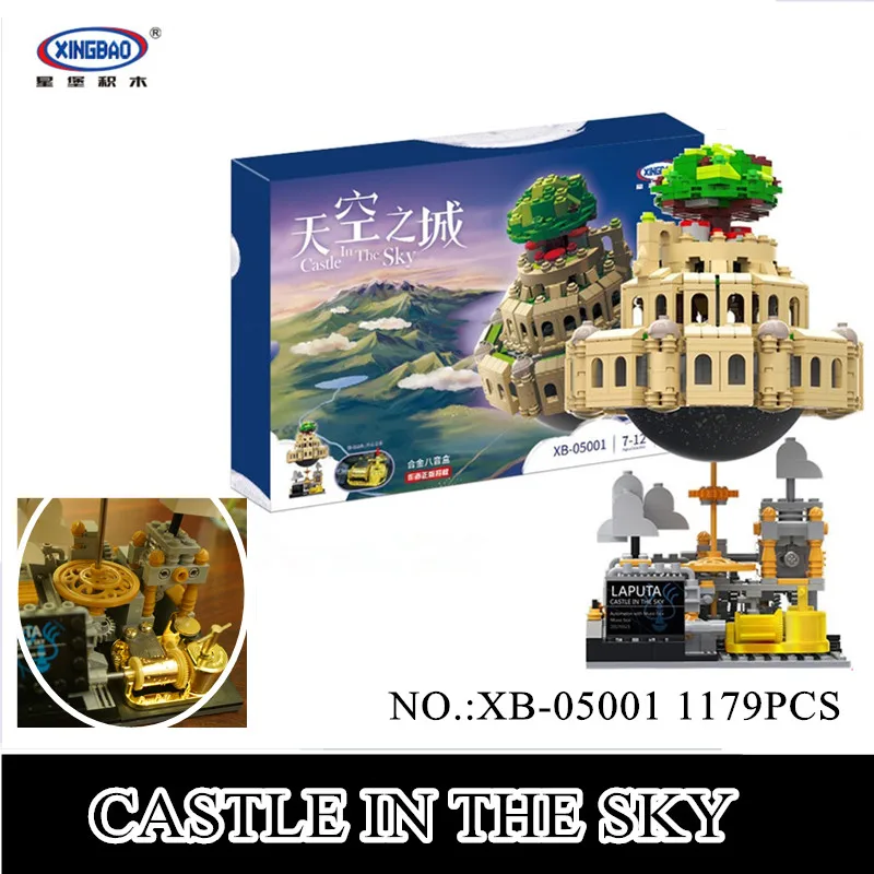 

IN STOCK XingBao 05001 1179Pcs Genuine Creative MOC Series The City in The Sky Set Children Building Blocks Bricks Model Gift