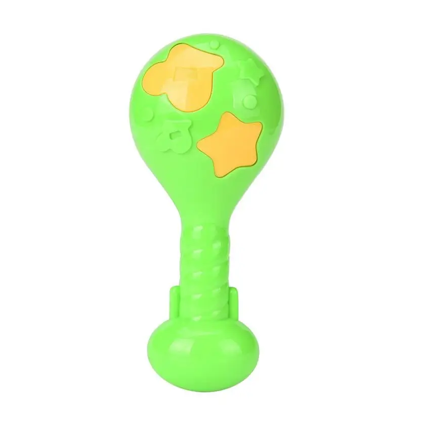 shaunyging 4026 4PC Baby Rattles Teether Ball Shaker Grab And Spin Rattle Musical Toy Gift Set